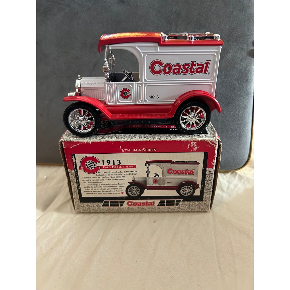 1913 Ford Model‎ T Coin Bank 1/25 Scale replica ERTL Coastal 6th in Se